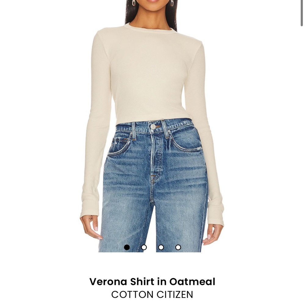 Cotton Citizen Verona Shirt in Cream